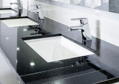 Our cleaning services keep your sinks and countertops sparkling and sanitary.